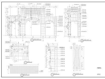 门楼 施工图