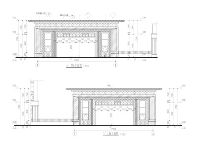 门卫传达室节点 施工图 建筑通用节点