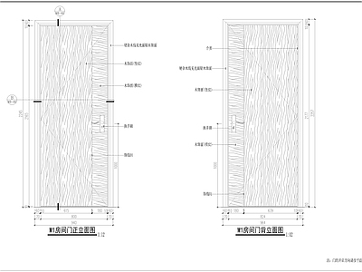 家居门通用节点 施工图 通用节点