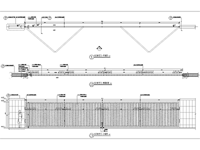 折叠人行铁艺门详图 施工图 折叠