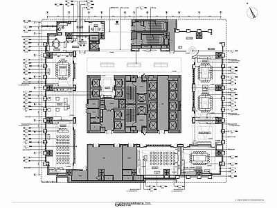 商务会议中心室内 施工图