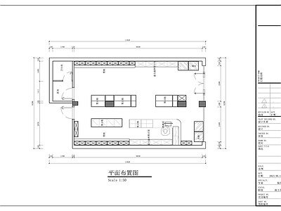 便利店小超市室内 施工图