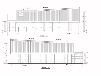 小学食堂和体育馆建筑 施工图