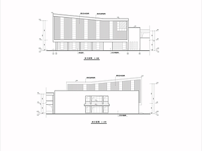 小学报告楼建筑 施工图