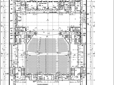 学生礼堂建筑 施工图