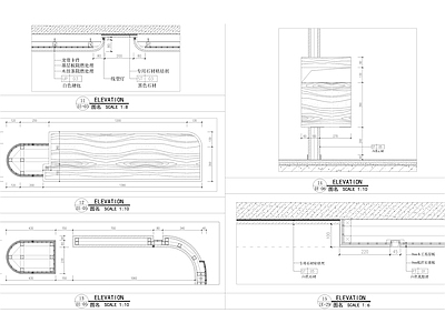 大平层样板房墙身节点 施工图