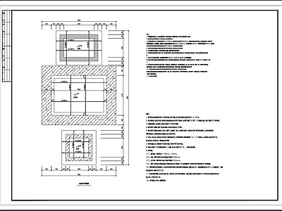 提升泵站沉井混凝土结构 施工图