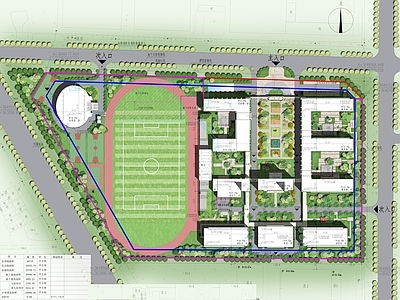 校园全套施工图 施工图