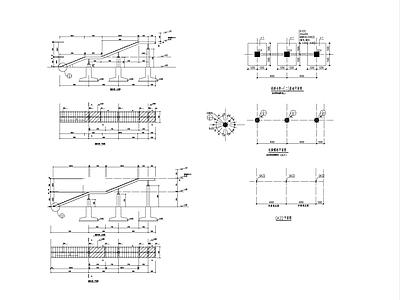 钢梯结构 施工图
