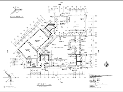 大学艺术楼建筑 施工图