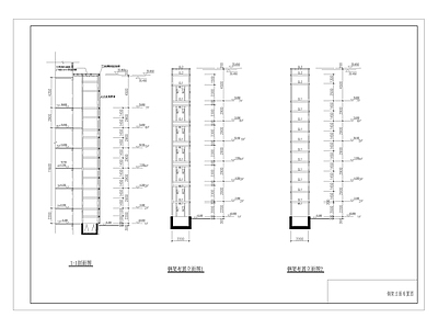 老旧小区加装电梯钢结构 施工图