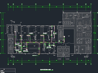 实验室电气给排水通风空调 施工图 建筑电气