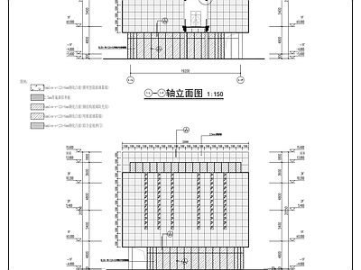 标准厂房幕墙 施工图