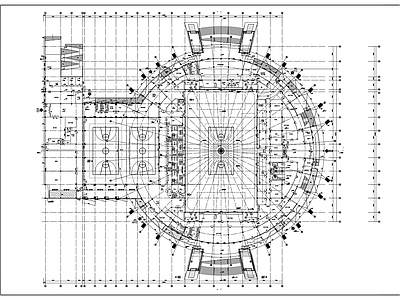 体育馆建筑 施工图