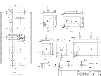 中式仿古建筑结构 施工图