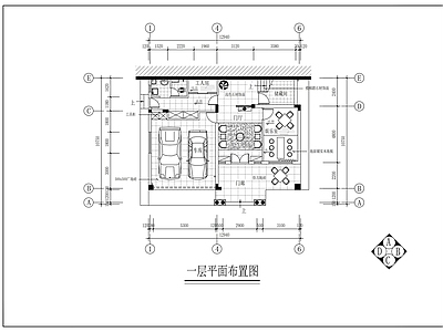 小区别墅样板房装修 施工图