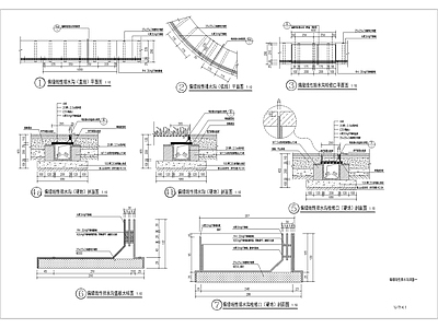 线性排水沟做法 施工图