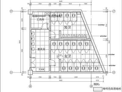 工装卫生间 施工图