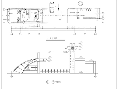 工厂大门 施工图