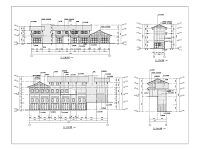 磁器口横街30号商业建筑改造 施工图