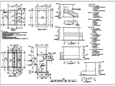 提升泵站建筑 施工图