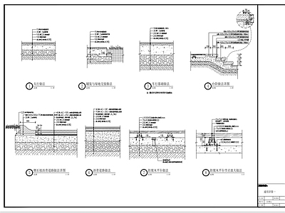 景观地面详图 施工图