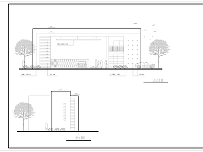 石岩山城工业园大门 施工图