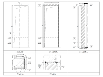 通用锈钢门套垭口 施工图 通用节点