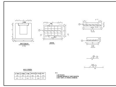 浆砌片石盖板边沟砖砌排水沟 施工图