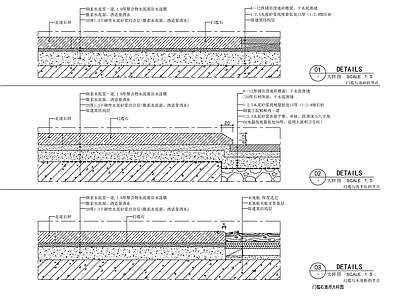 门槛与地面节点 施工图