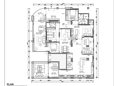 索菲亚全屋定制专卖店 施工图