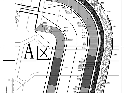 某市政道路两侧景观种植 施工图