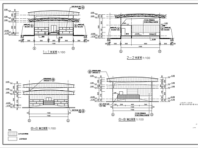 标准育牛舍建筑 施工图