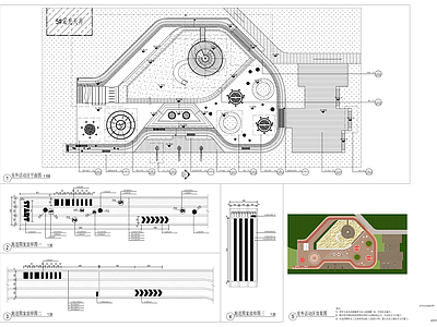 景观儿童活动场地 施工图 游乐园