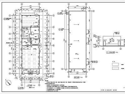 厂区小型食堂建筑  施工图