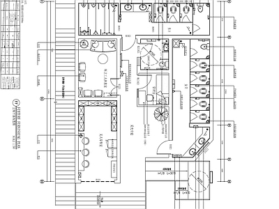 公厕公共卫生间 施工图