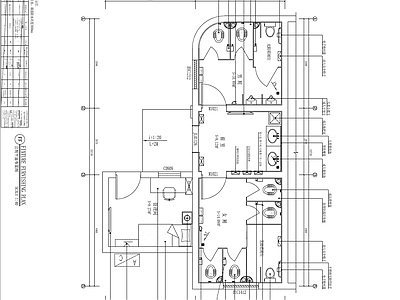 公厕公共卫生间 施工图