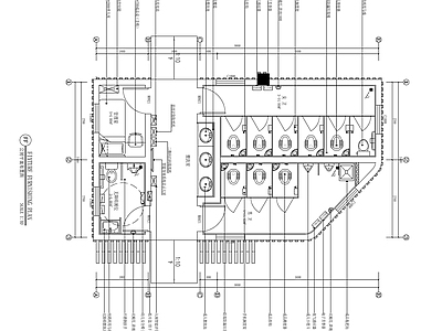 公厕公共卫生间 施工图