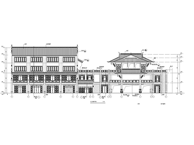 仿古街区古建深化 施工图 建筑通用节点