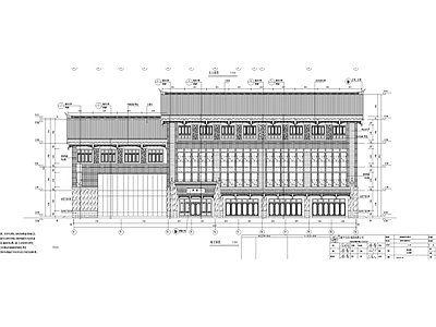 仿古街区古建深化 施工图 建筑通用节点