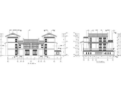 仿古街区古建深化 施工图 建筑通用节点