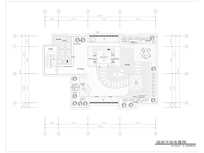 屋顶花园 施工图 效果图