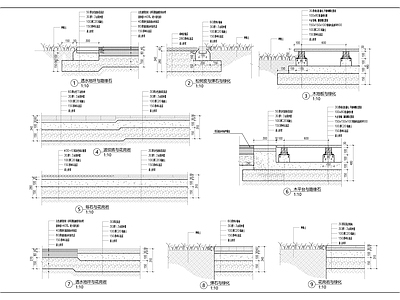 景观地面通用做法 施工图