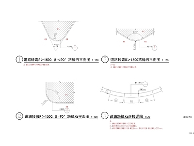 路缘石做法详图 施工图