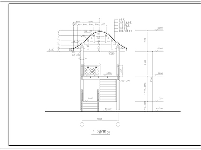 古建楼梯详图 施工图