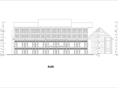 养老院建筑 施工图  疗养院