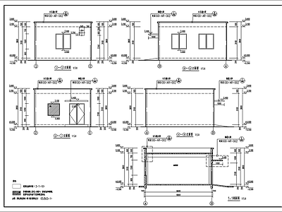 加压泵房建筑 施工图