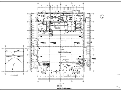 园区中型食堂建筑 施工图