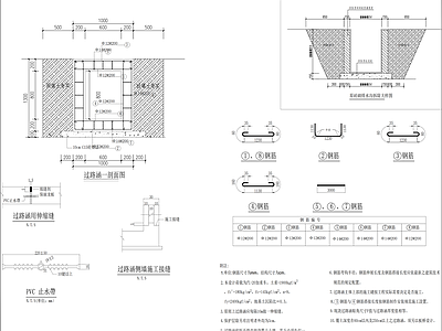 灌溉渠详图 施工图