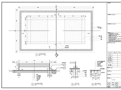 羽毛球场详图 施工图